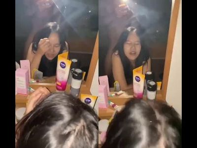 Đụ em sinh viên trước gương doggy nứng quá