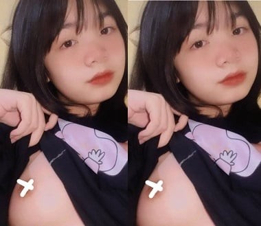 Em nữ sinh tóc ngắn vạch vú gạ đụ