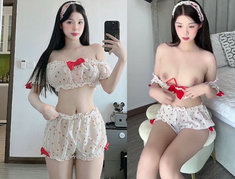 Gái đẹp Hà Ly làm tình thân hình tròn đầy