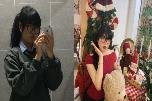 Hiền thục trong giây phút riêng tư nàng xinh xắn mê say