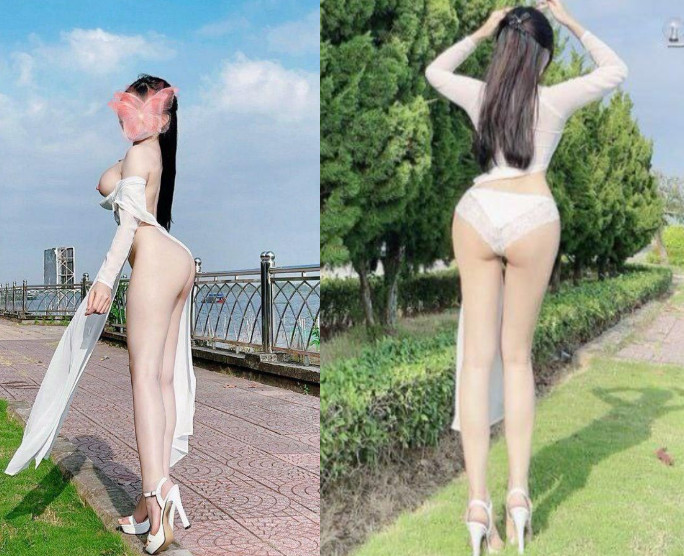 Sex Việt em áo dài dâm đãng bên sông